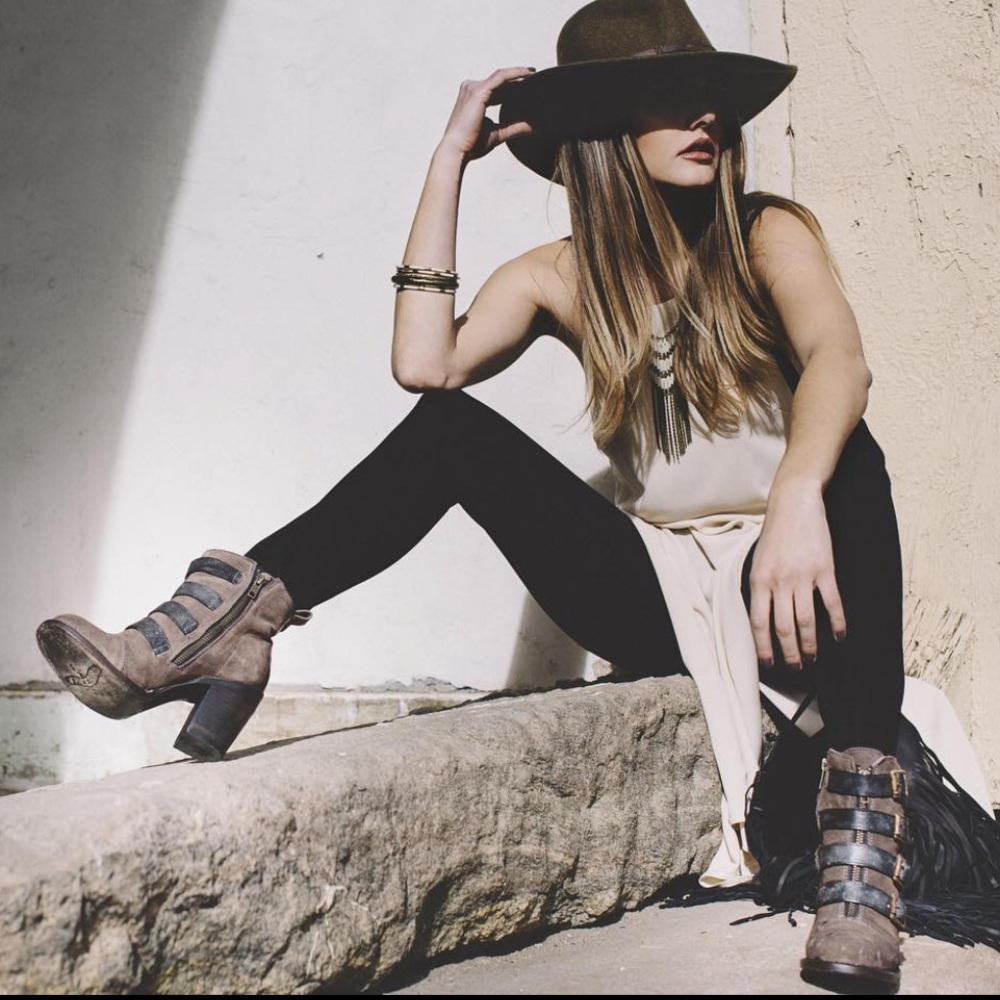 FREEBIRD Banjo Suede Ankle Bootie - Picture 2 of 10
